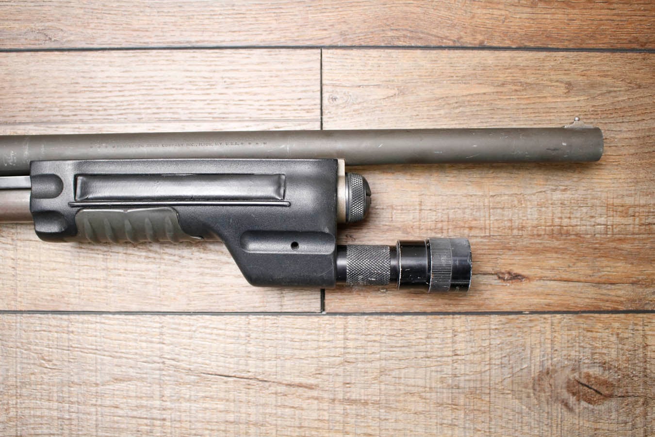 REMINGTON Police Magnum 12GA Police Trade-In Shotgun with SureFire Flashlight