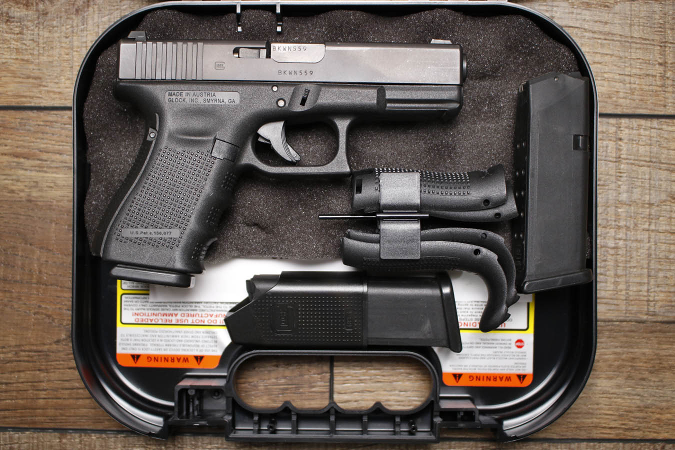 GLOCK 23 Gen 4 40 S&W Police Trade-In Pistol with Three Magazines