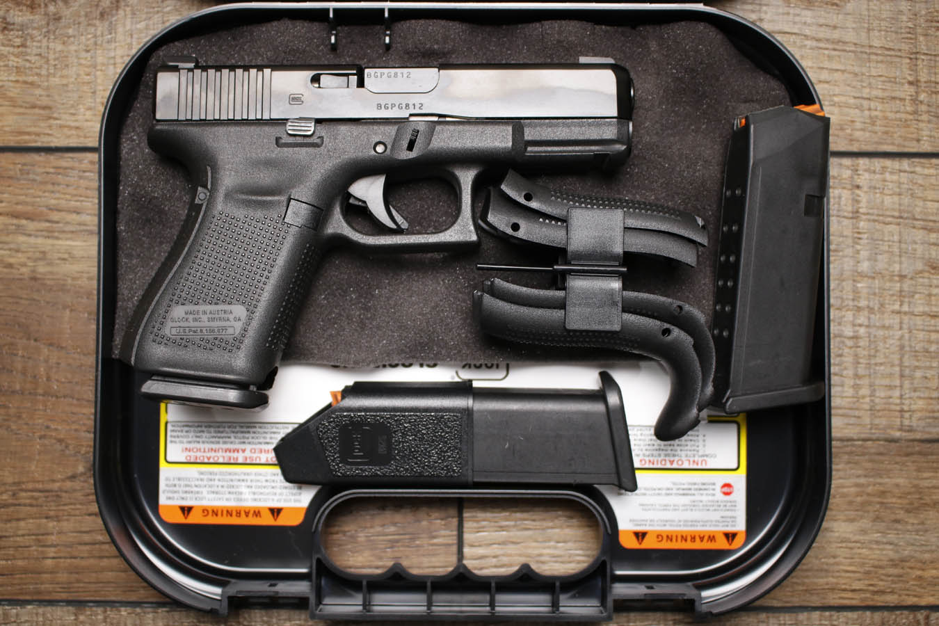 GLOCK 19 Gen 5 9mm Police Trade-In Pistol with Three Magazines and Original Box