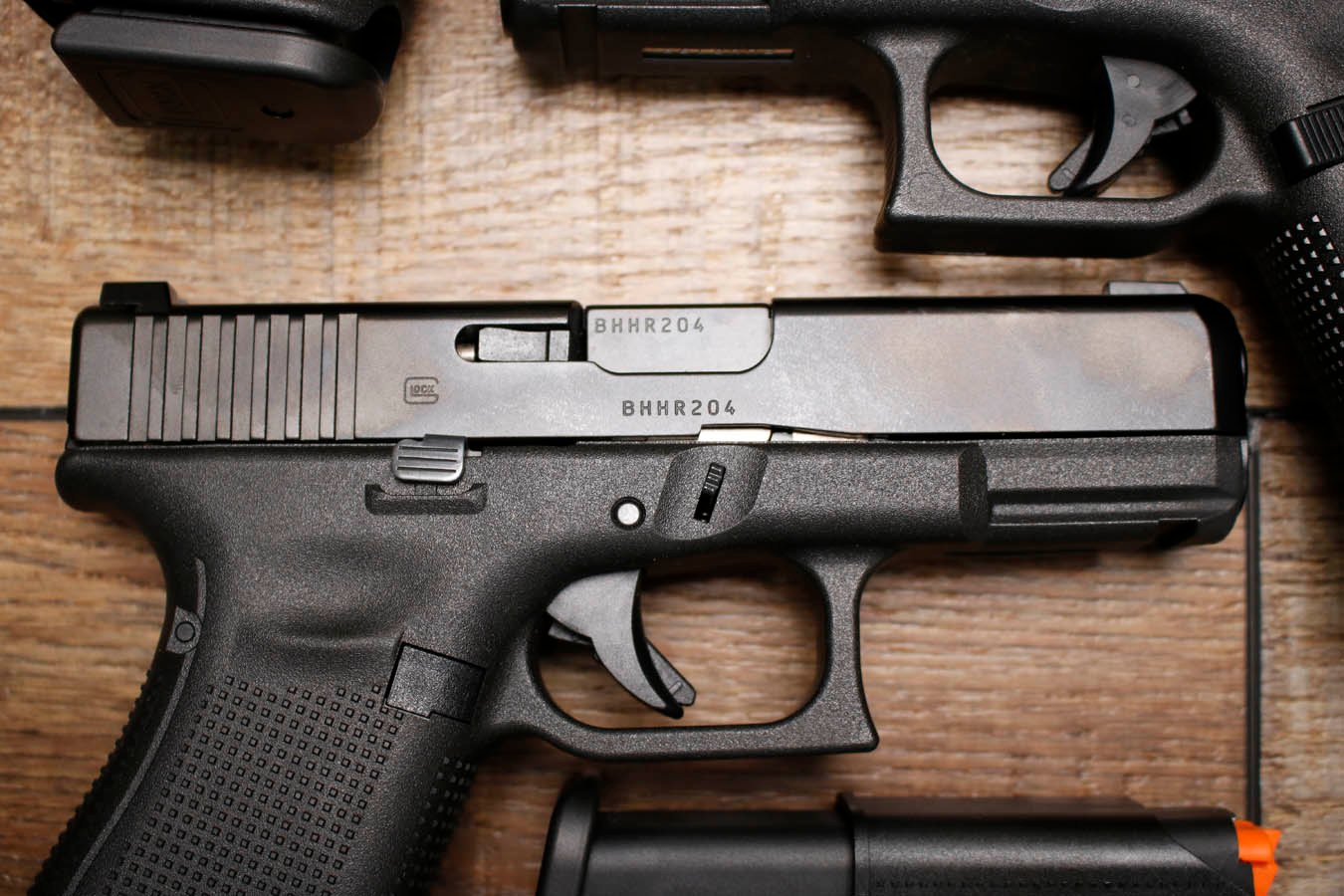 GLOCK 19 Gen 5 9mm Police Trade-In Pistols with Three Magazines