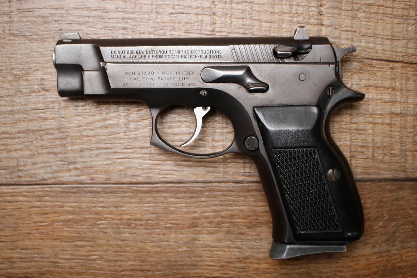 EXCAM BTA90 9mm Police Trade-In Pistol