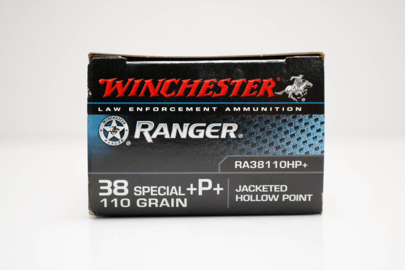 WINCHESTER 38 Special +P 110 gr Ranger JHP Police Trade-In Ammo 50/Box