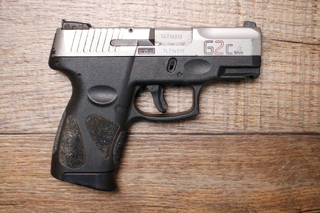 TAURUS G2C 9mm Police Trade-In Pistol with Stainless Slide