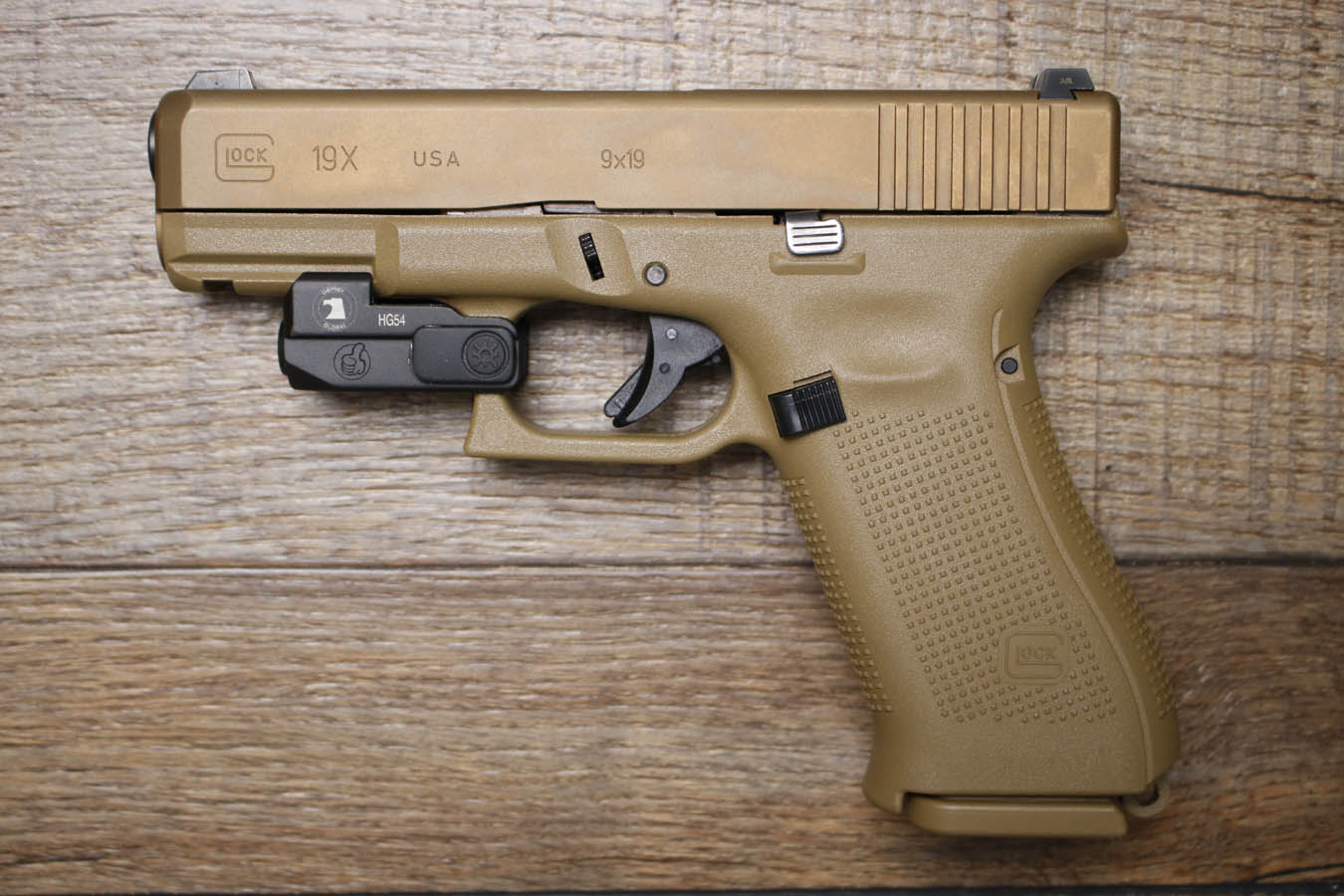 GLOCK 19X 9mm Police Trade-In Pistol with Laser