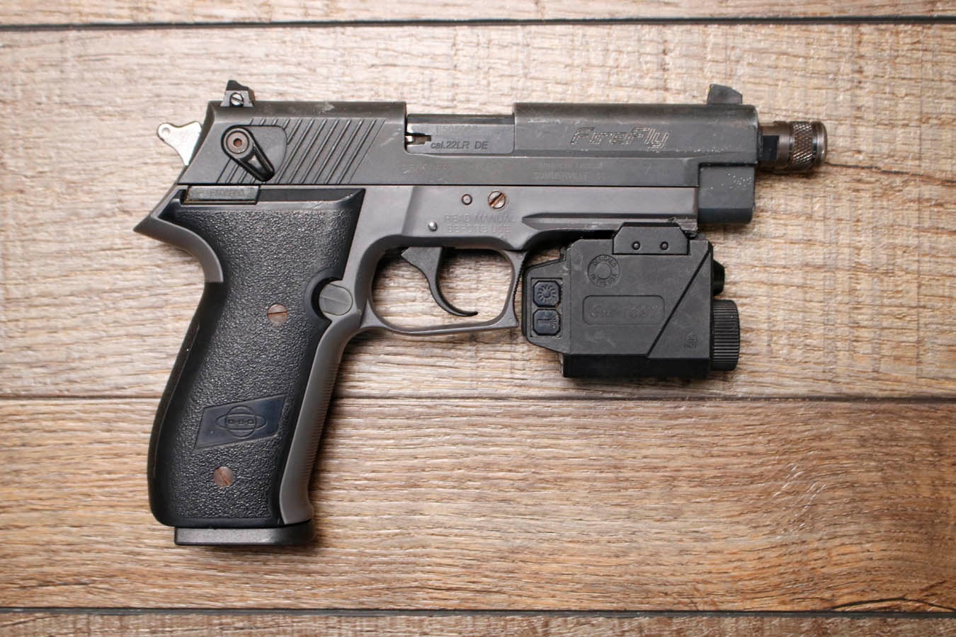 GSG Firefly 22 LR Police Trade-In Pistol with Threaded Barrel