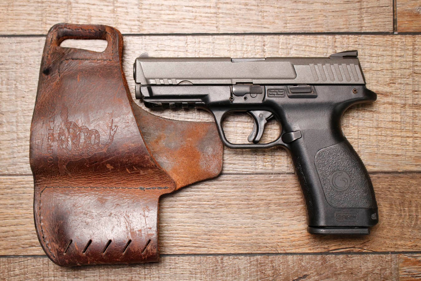 GIRSAN MC28 SA 9mm Police Trade-In Pistol with Holster