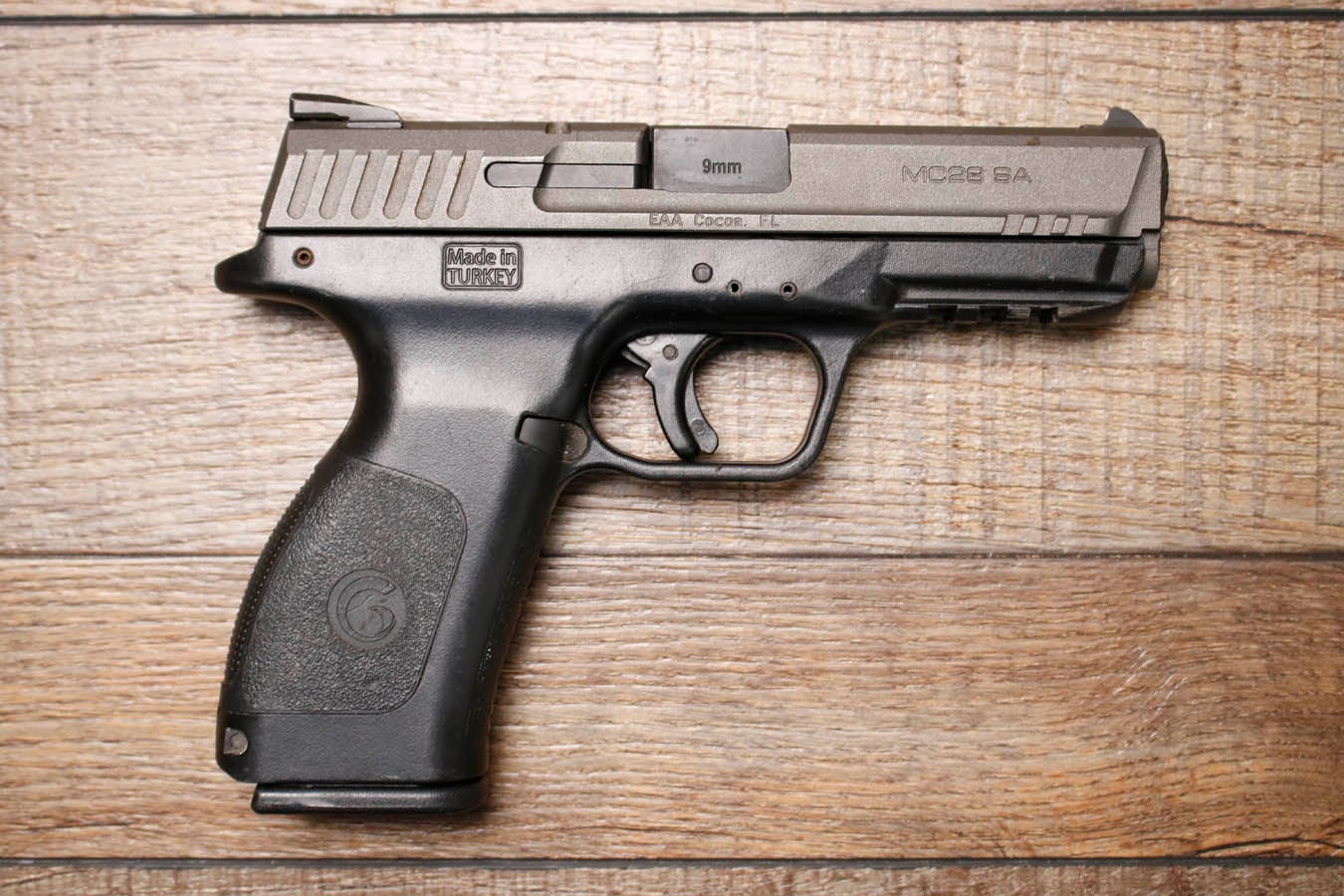 GIRSAN MC28 SA 9mm Police Trade-In Pistol with Holster