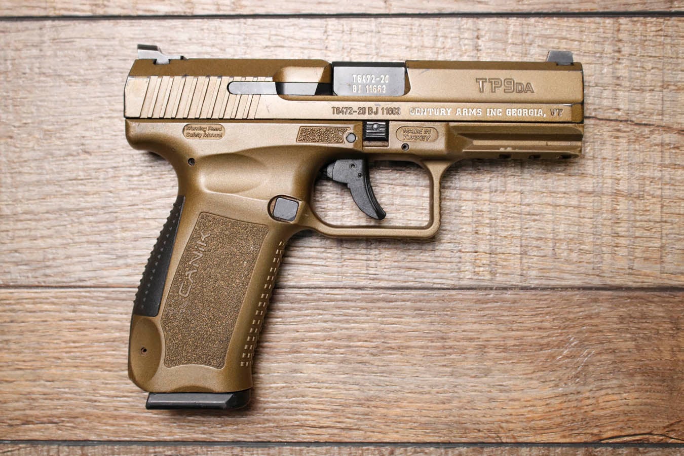 CANIK TP9DA 9mm Police Trade-In Pistol