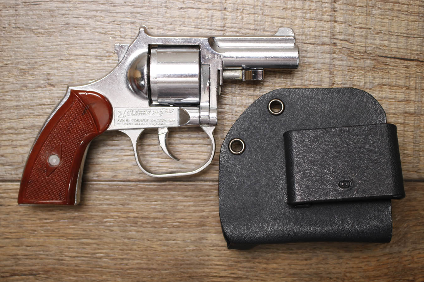 IVER JOHNSON Top Break 32 ACP Police Trade-In Revolver with Holster