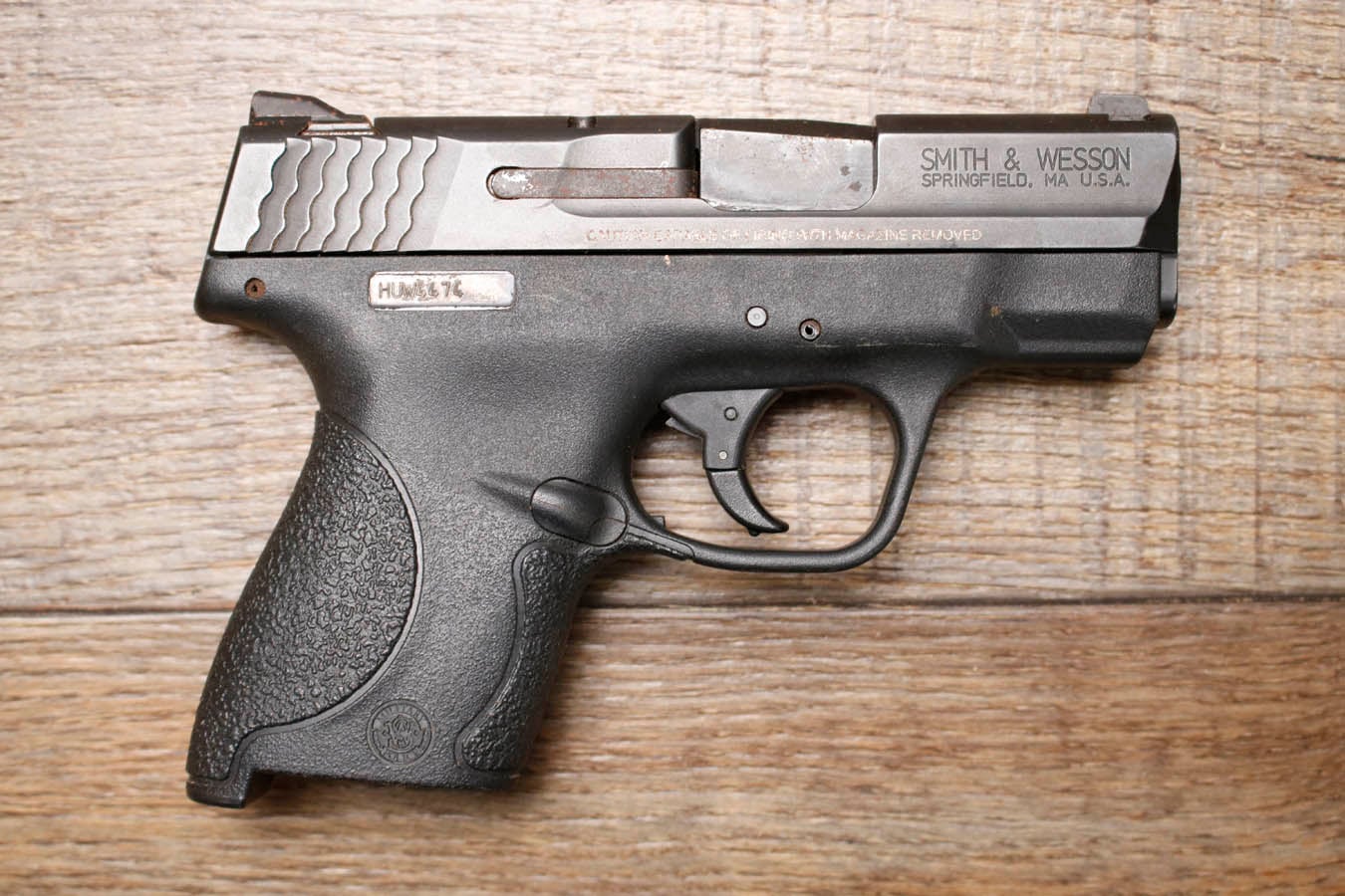 SMITH AND WESSON M&P9 Shield 9mm Police Trade-In Pistol (No Magazine)