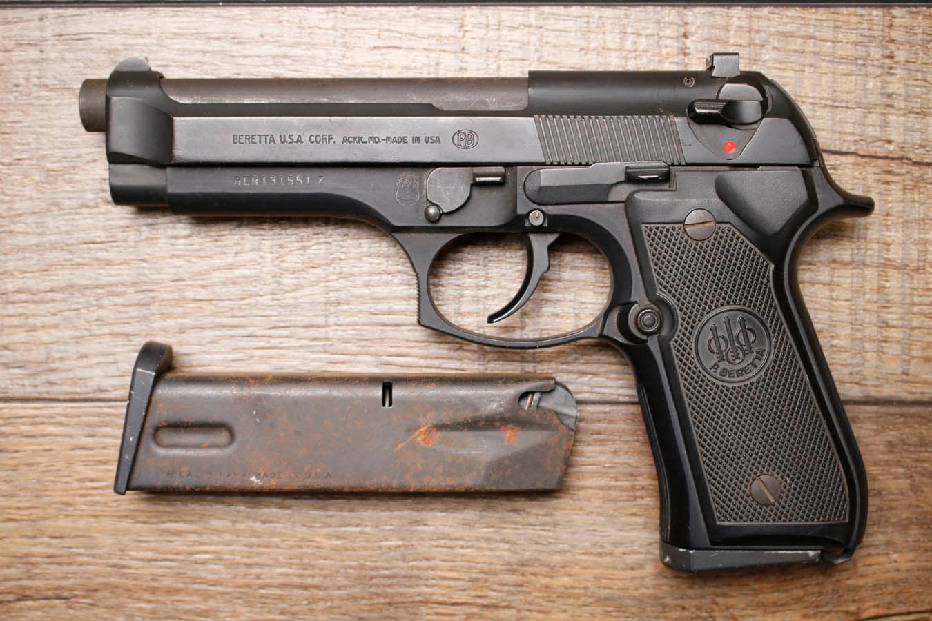 BERETTA 92G 9mm Police Trade-In Pistol