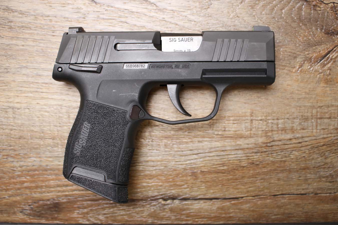SIG SAUER P365 9mm Police Trade-In Pistol with Original Case and Two Magazines
