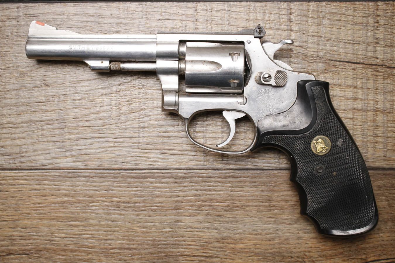 SMITH AND WESSON 63 22LR Police Trade-In Revolver