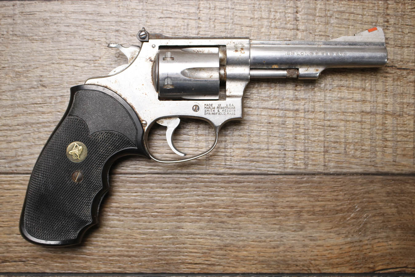 SMITH AND WESSON 63 22LR Police Trade-In Revolver