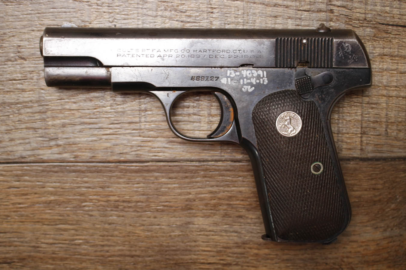 COLT 1903 32 ACP Police Trade-In Pistol (MFG 1929