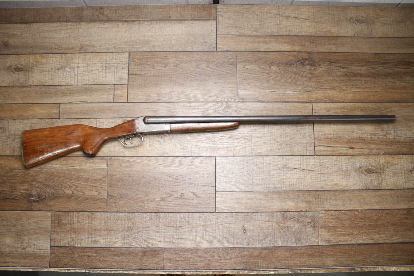 STEVENS Side by Side 12GA Police Trade-In Shotgun