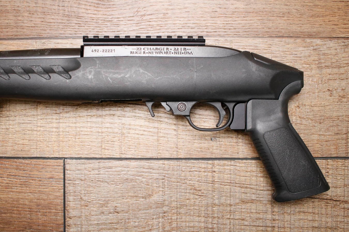 RUGER 22 Charger 22LR Police Trade-In Pistol with Threaded Barrel (No Magazine)