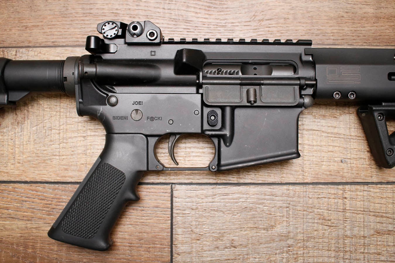 PALMETTO STATE ARMORY Letsgo-15 5.56mm Police Trade-In Limited Joe Biden Lets Go Brandon AR Pistol with SIG M400 Upper