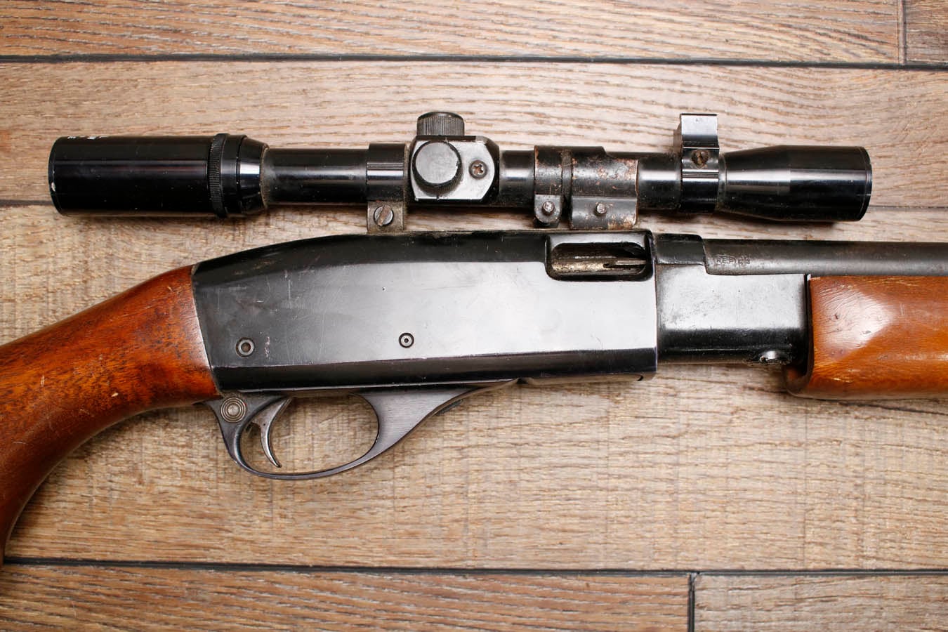 REMINGTON 572 Fieldmaster 22LR Police Trade-In Rifle with Scope