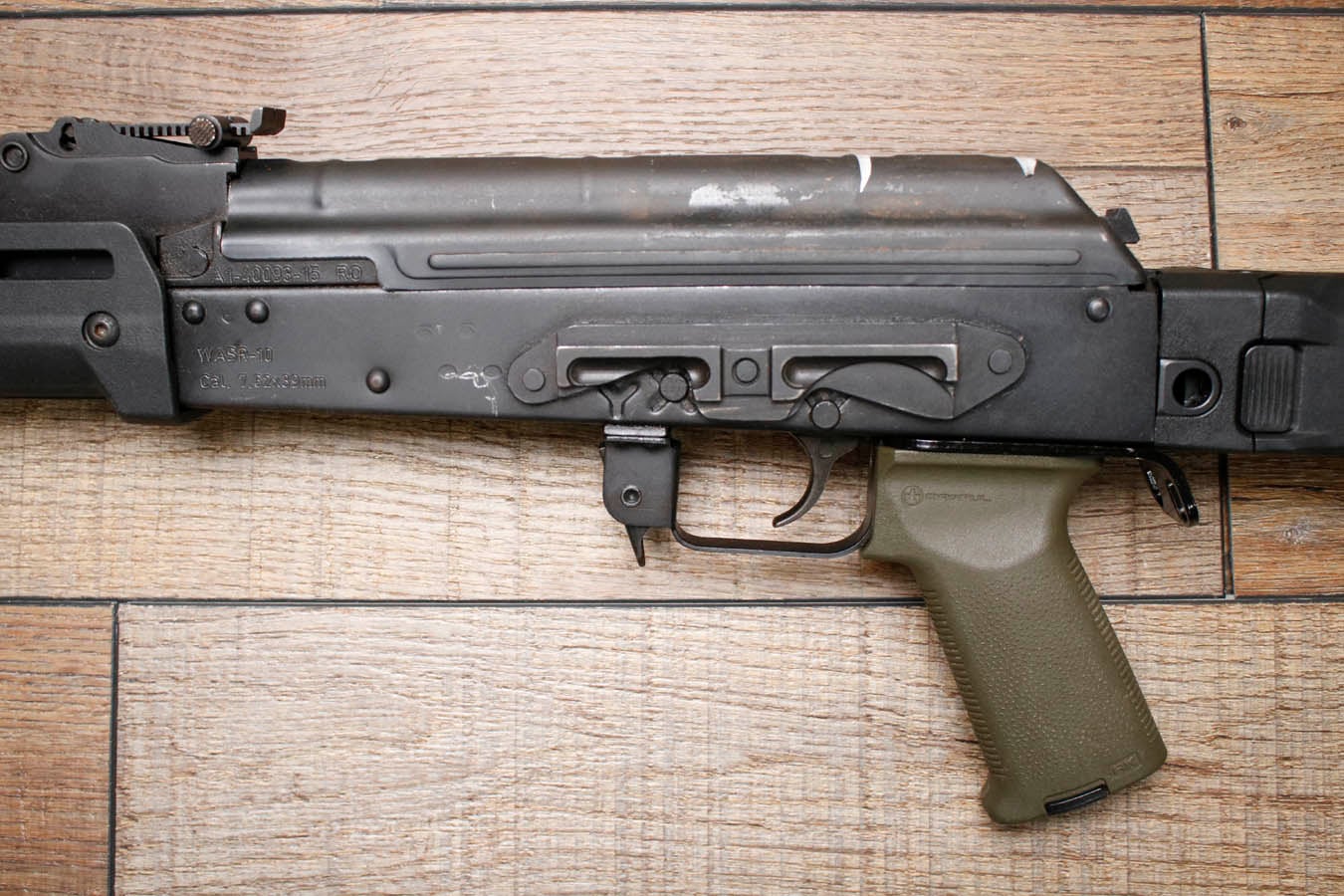 CENTURY ARMS WASR-10 7.62x39mm Police Trade-In Rifle with Folding Stock (No Magazine)