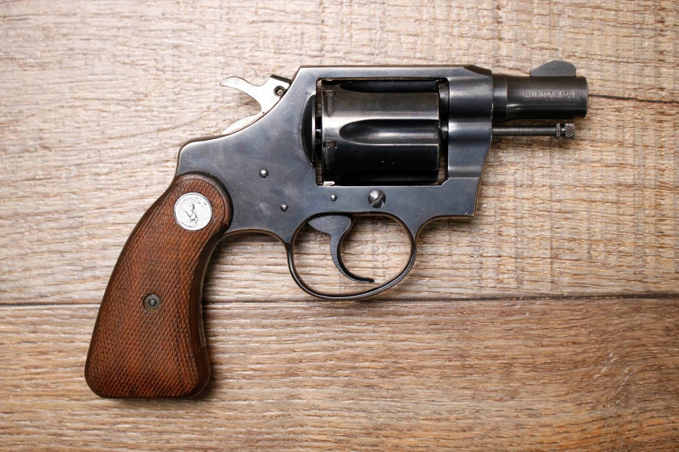 COLT Detective Special .38 Special 2 Inch 6-Shot Blued Snub-Nose Police Trade-in Revolver