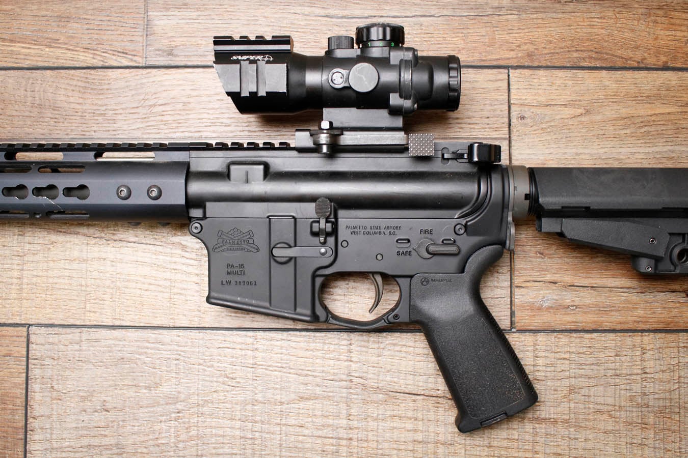 PALMETTO STATE ARMORY PA-15 223/556 Police Trade-In Rifle with Red Dot Scope (No Magazine)