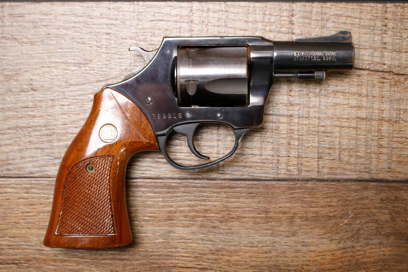 CHARTER ARMS Bulldog .357 Magnum Used Revolver with Wood Grips