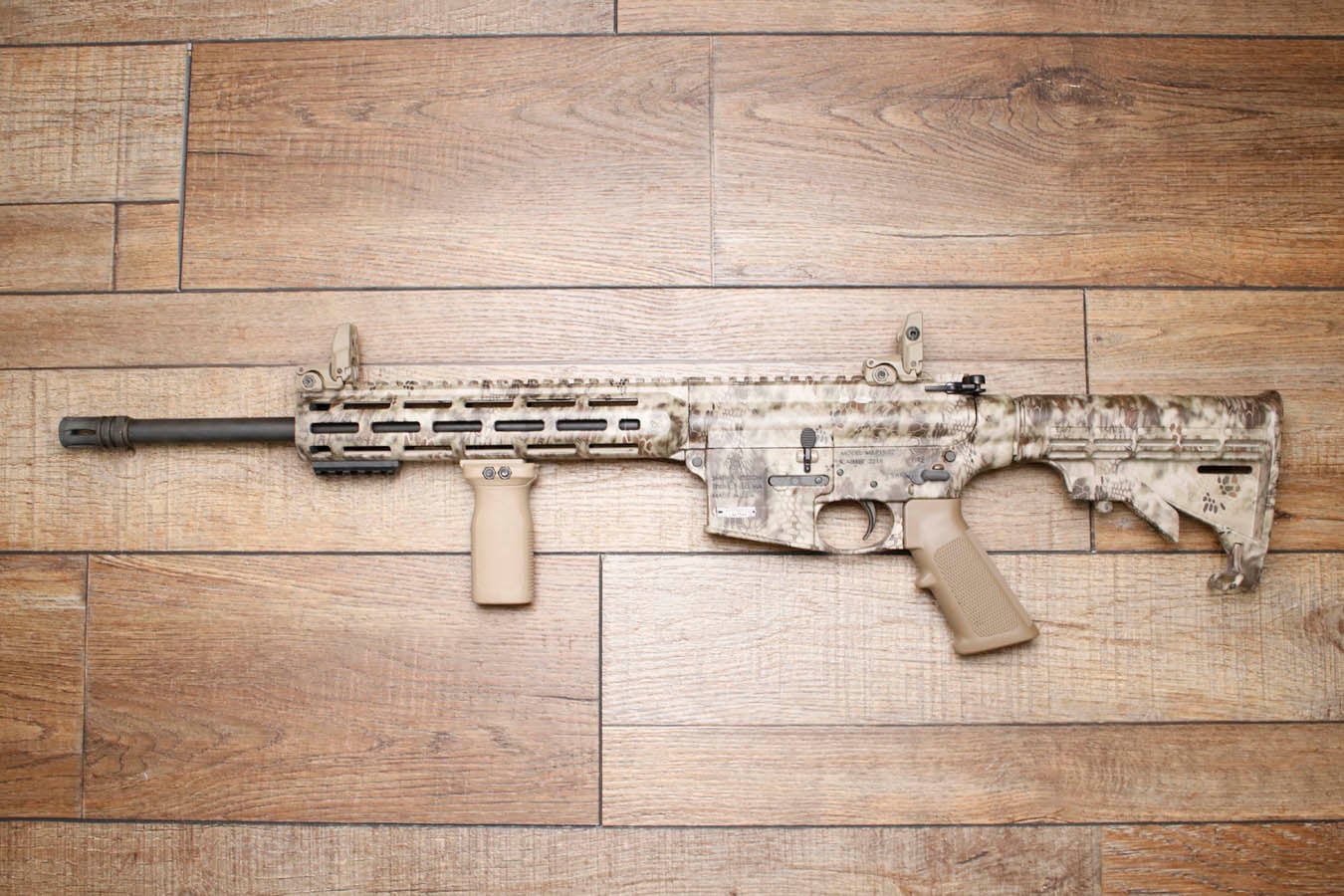 SMITH AND WESSON M&P15-22 Sport 22 LR Police Trade-In Rifle with Kryptek Camo Finish