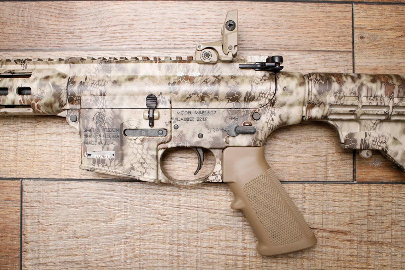 SMITH AND WESSON M&P15-22 Sport 22 LR Police Trade-In Rifle with Kryptek Camo Finish