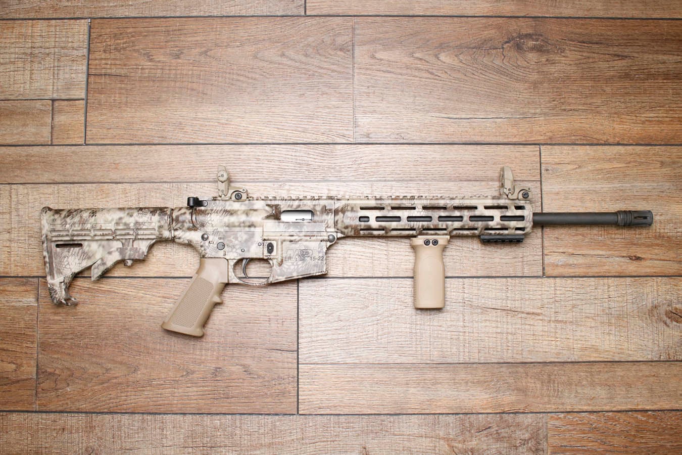 SMITH AND WESSON M&P15-22 Sport 22 LR Police Trade-In Rifle with Kryptek Camo Finish