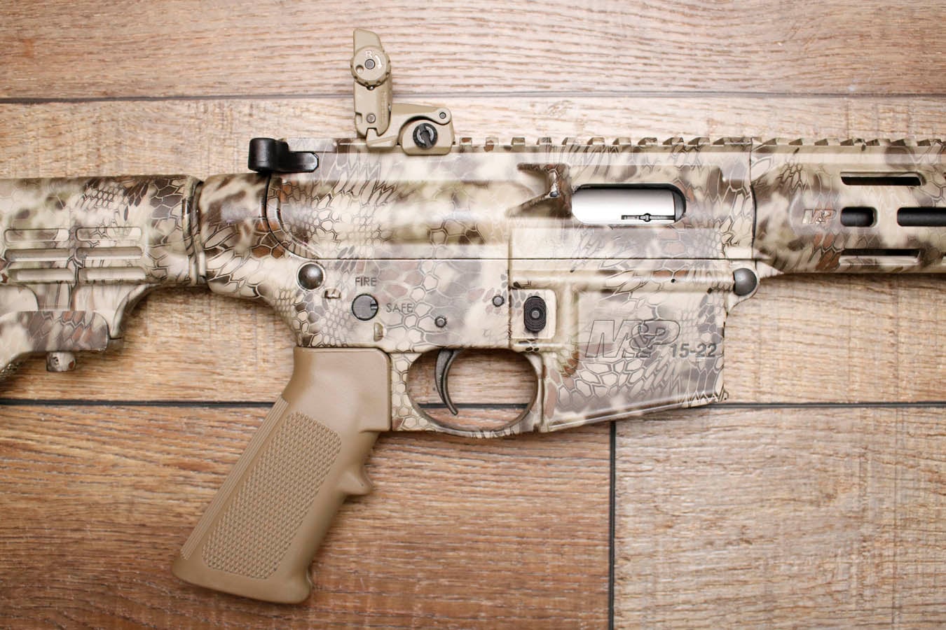 SMITH AND WESSON M&P15-22 Sport 22 LR Police Trade-In Rifle with Kryptek Camo Finish