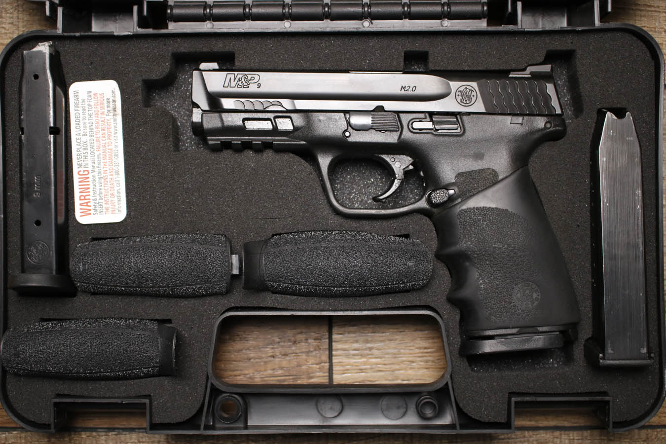 SMITH AND WESSON M&P9 M2.0 9mm Police Trade-In Pistol with South Bend Police Department Markings