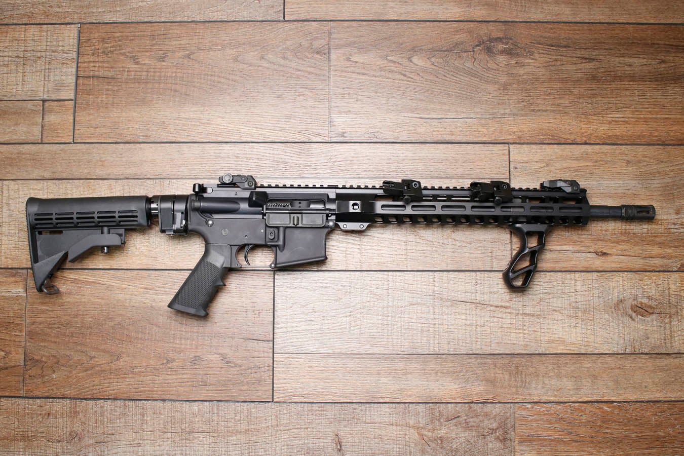 ANDERSON MANUFACTURING AM-15 5.56mm Police Trade-In Rifle with Folding Stock (No Magazine)