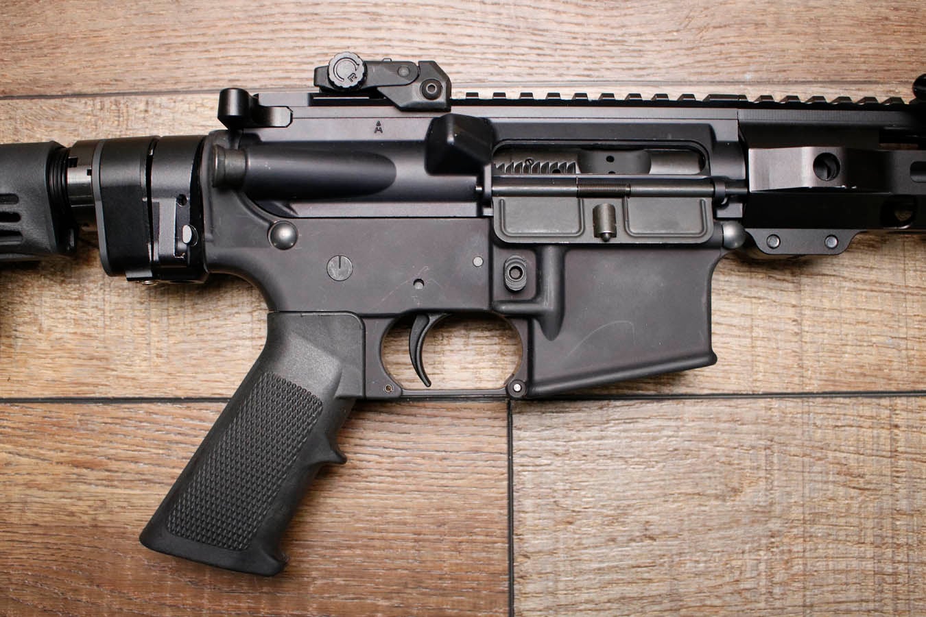 ANDERSON MANUFACTURING AM-15 5.56mm Police Trade-In Rifle with Folding Stock (No Magazine)