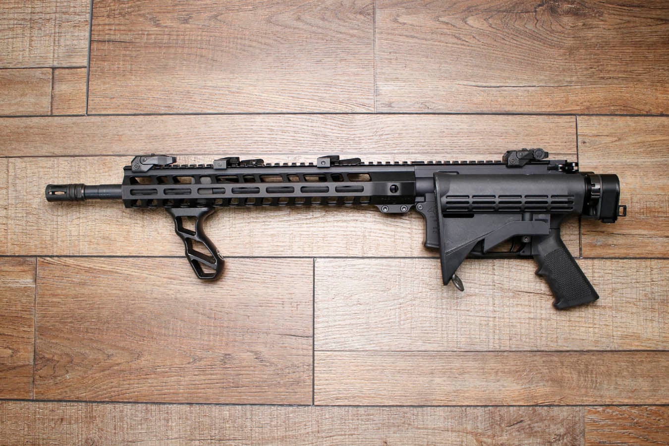 ANDERSON MANUFACTURING AM-15 5.56mm Police Trade-In Rifle with Folding Stock (No Magazine)