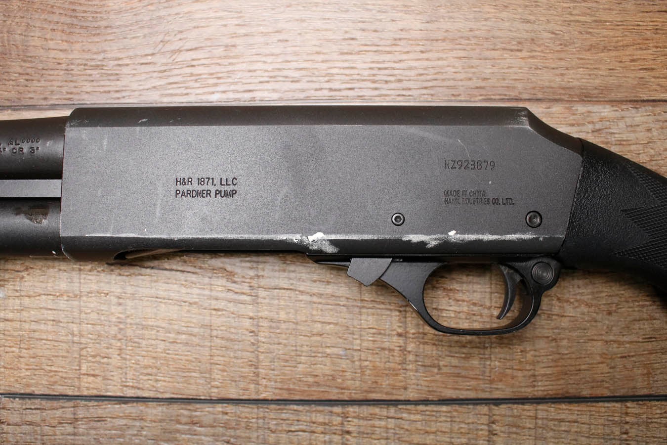 H AND R Pardner Pump 12GA Police Trade-In Shotgun