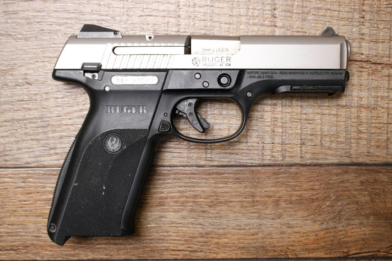 RUGER SR9 9mm Police Trade-In Pistol (No Magazine)