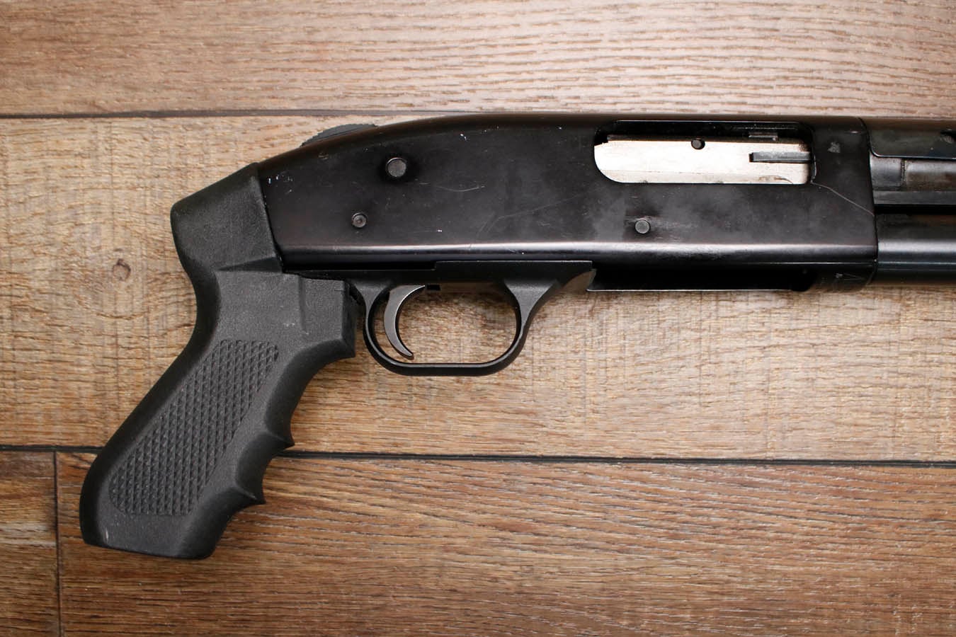 MOSSBERG 500A 12GA Police Trade-In Shotgun with Heat Shield and Pistol Grip