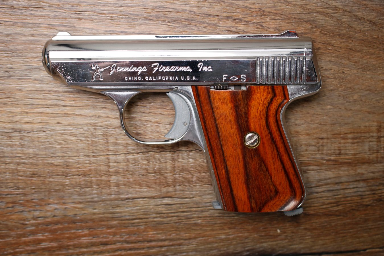 JENNINGS J-22 22 LR Police Trade-In Pistol with Original Box
