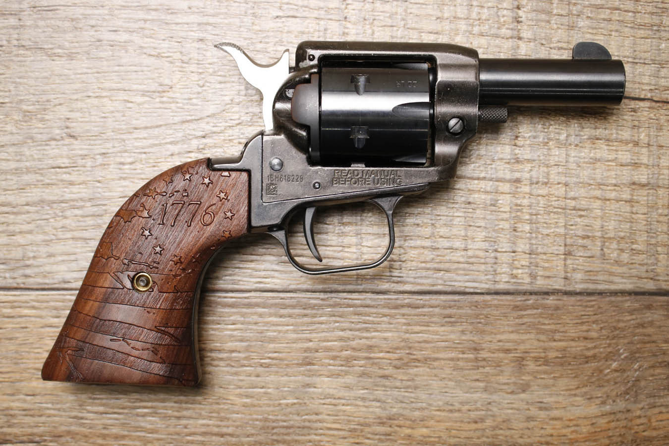 HERITAGE Bar Keep 22LR Police Trade-In Revolver with Extra Cylinder 