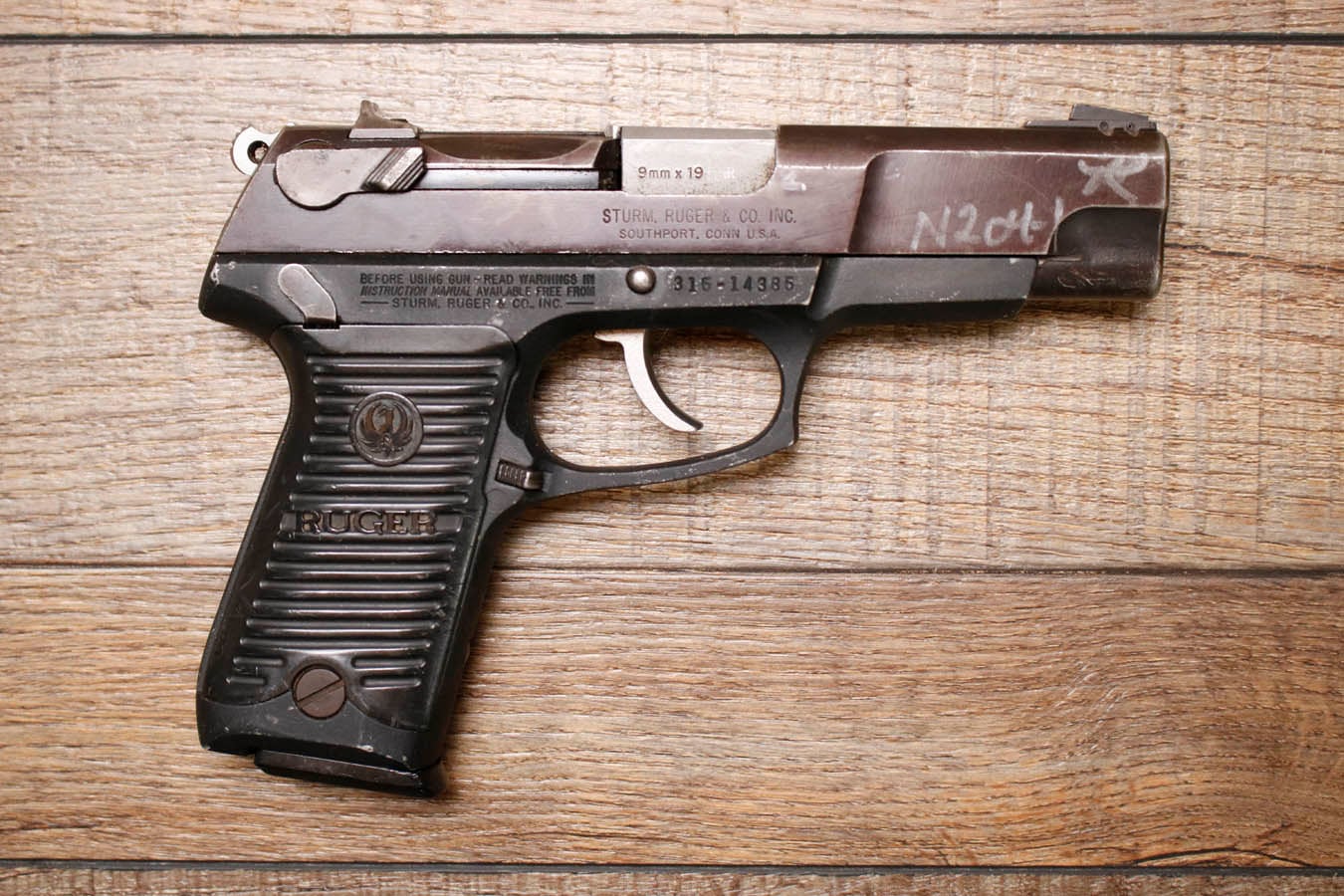 RUGER P89DC 9mm Police Trade-In Pistol