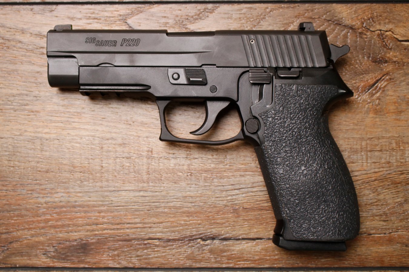 SIG SAUER P220 45 ACP Police Trade-In Pistol with Three Magazines