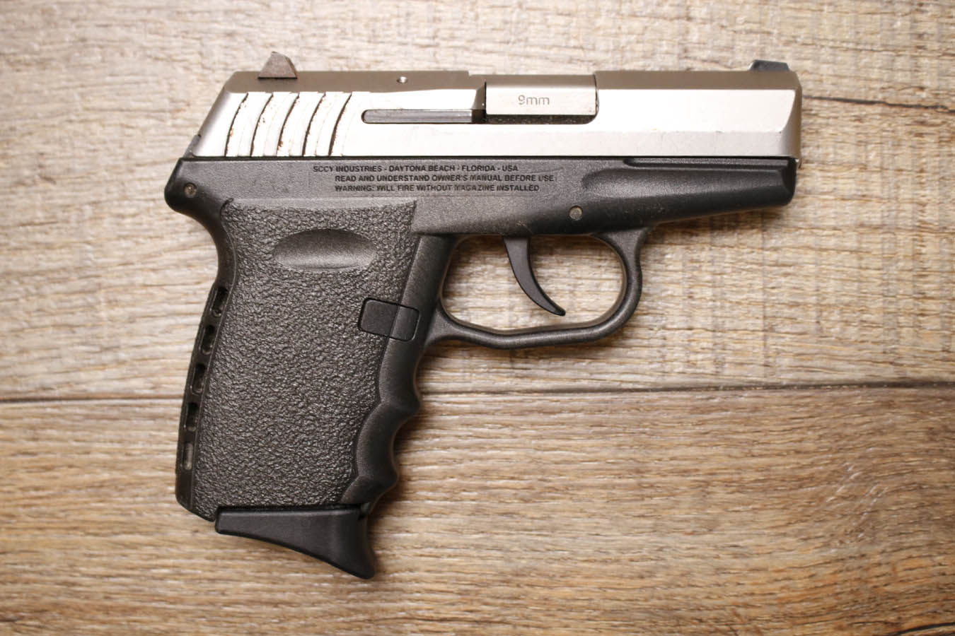 SCCY CPX-2 9mm Police Trade-In Pistol with Stainless Slide
