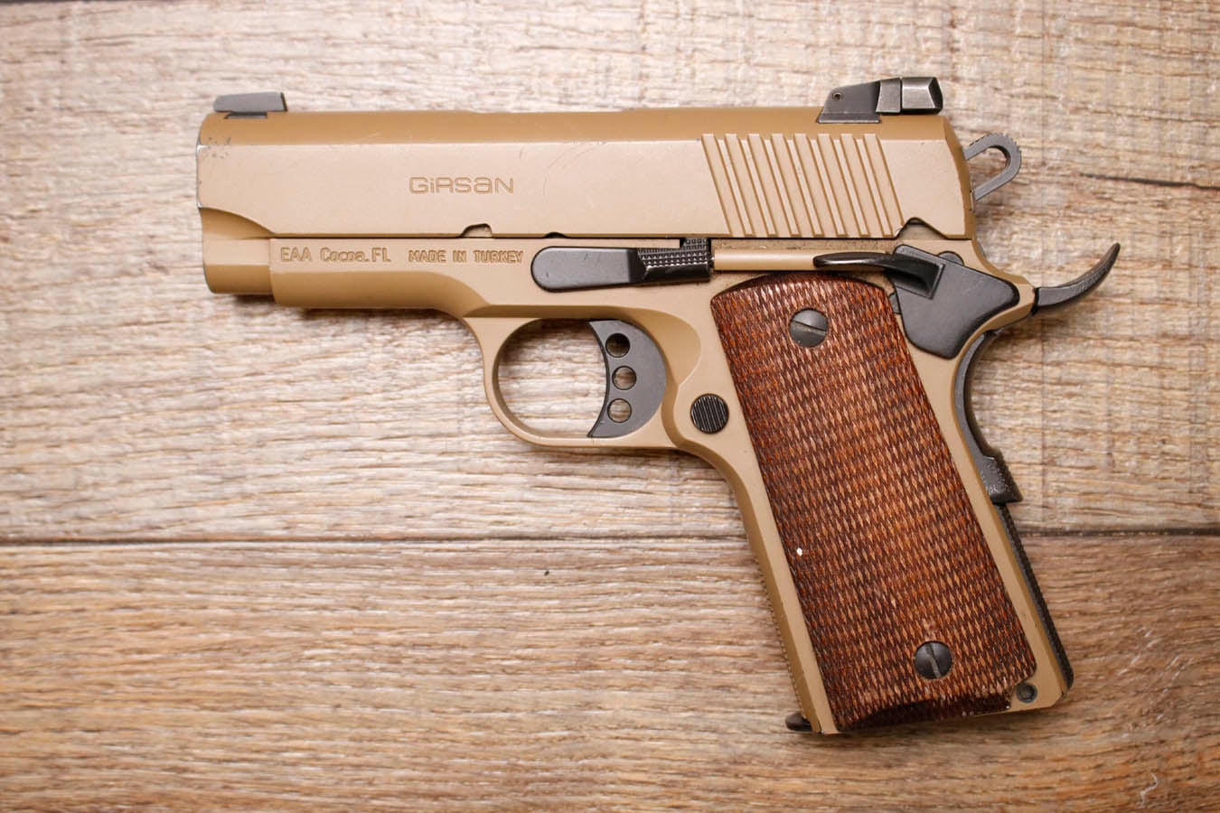 GIRSAN Girsan MC1911 SC .45 ACP FDE Compact 1911 Police Trade-in Pistol
