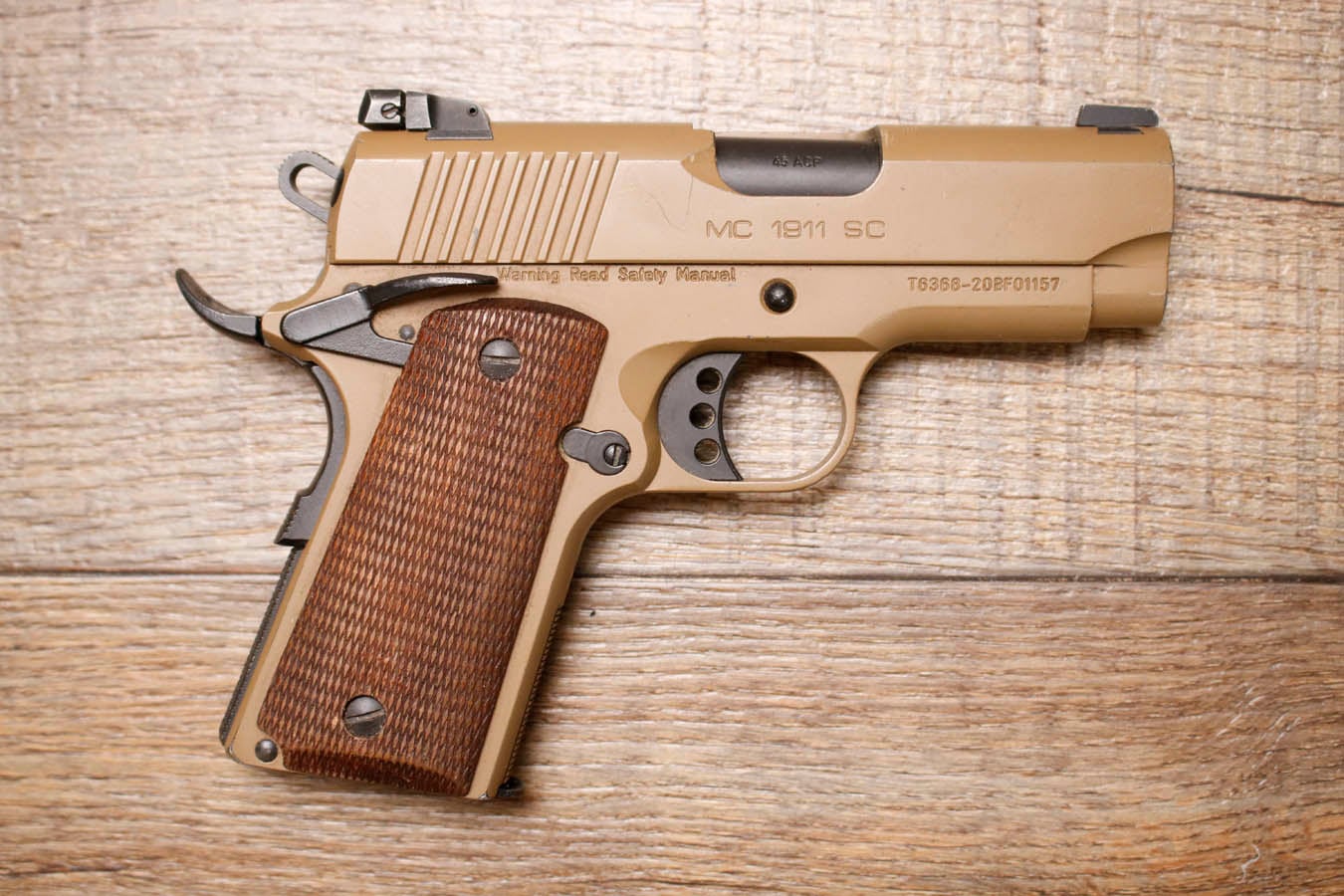 GIRSAN Girsan MC1911 SC .45 ACP FDE Compact 1911 Police Trade-in Pistol