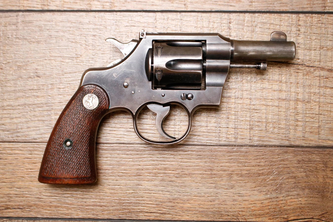 COLT Official Police .38 Special 2 Inch 6-Shot Pre-War Blued Police Trade-in Revolver, 1932 Production