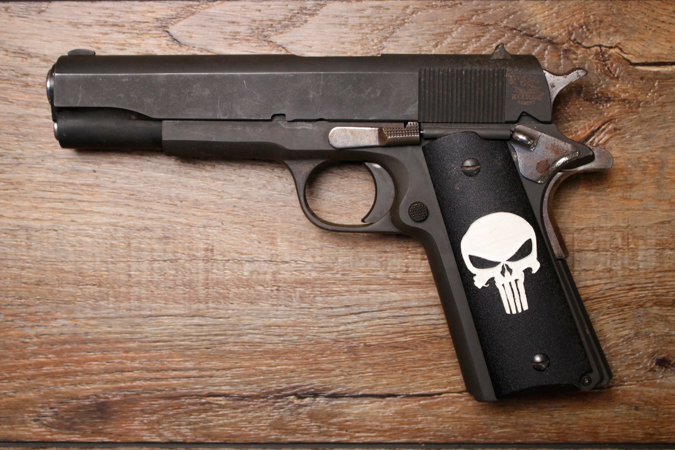 ROCK ISLAND ARMORY M1911 A1 45 ACP Police Trade-In Pistol (No Magazine)