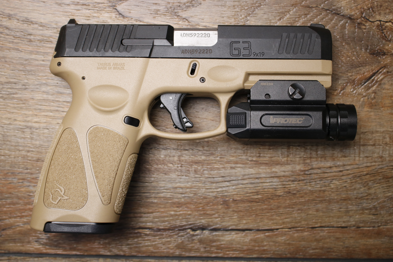 TAURUS G3 9mm Police Trade-In Pistol with Flashlight