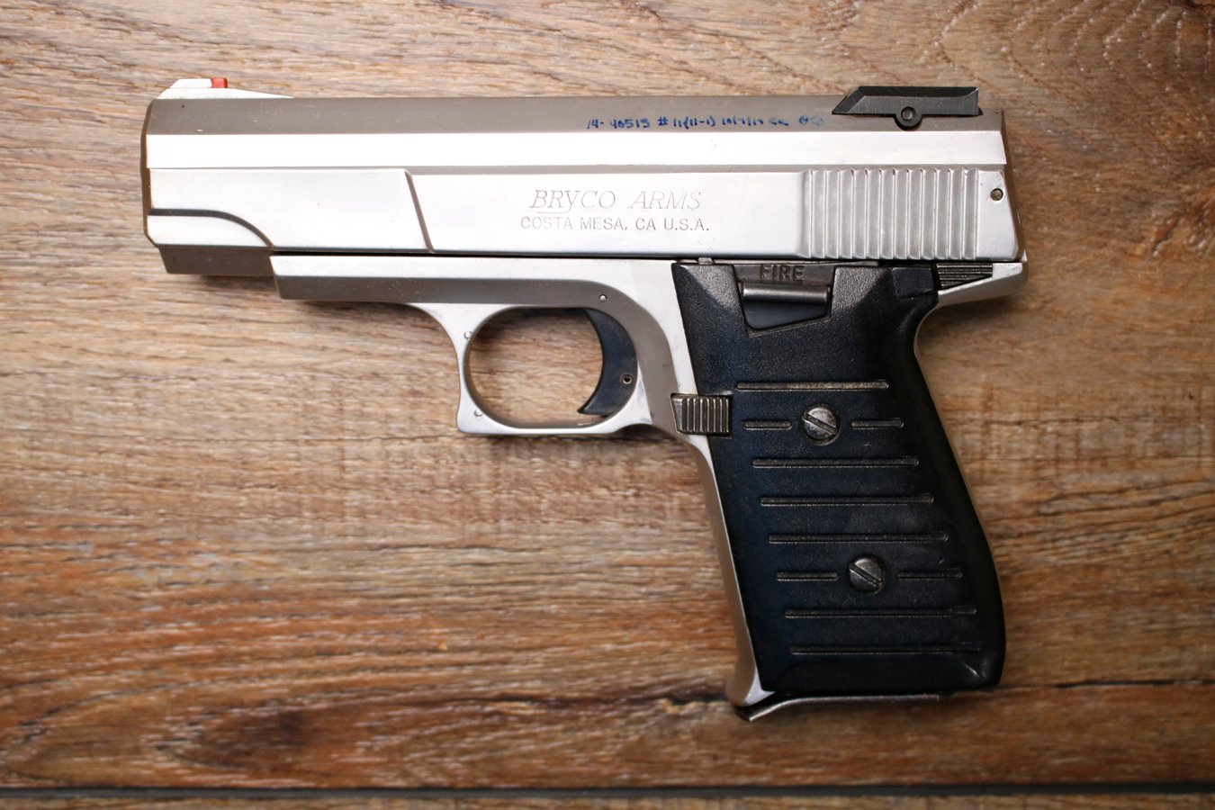 BRYCO Jennings Nine CA 9mm Police Trade-In Pistol