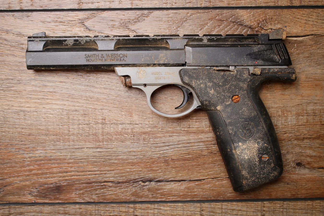 SMITH AND WESSON 22A-1 22LR Police Trade-In Pistol (No Magazine)